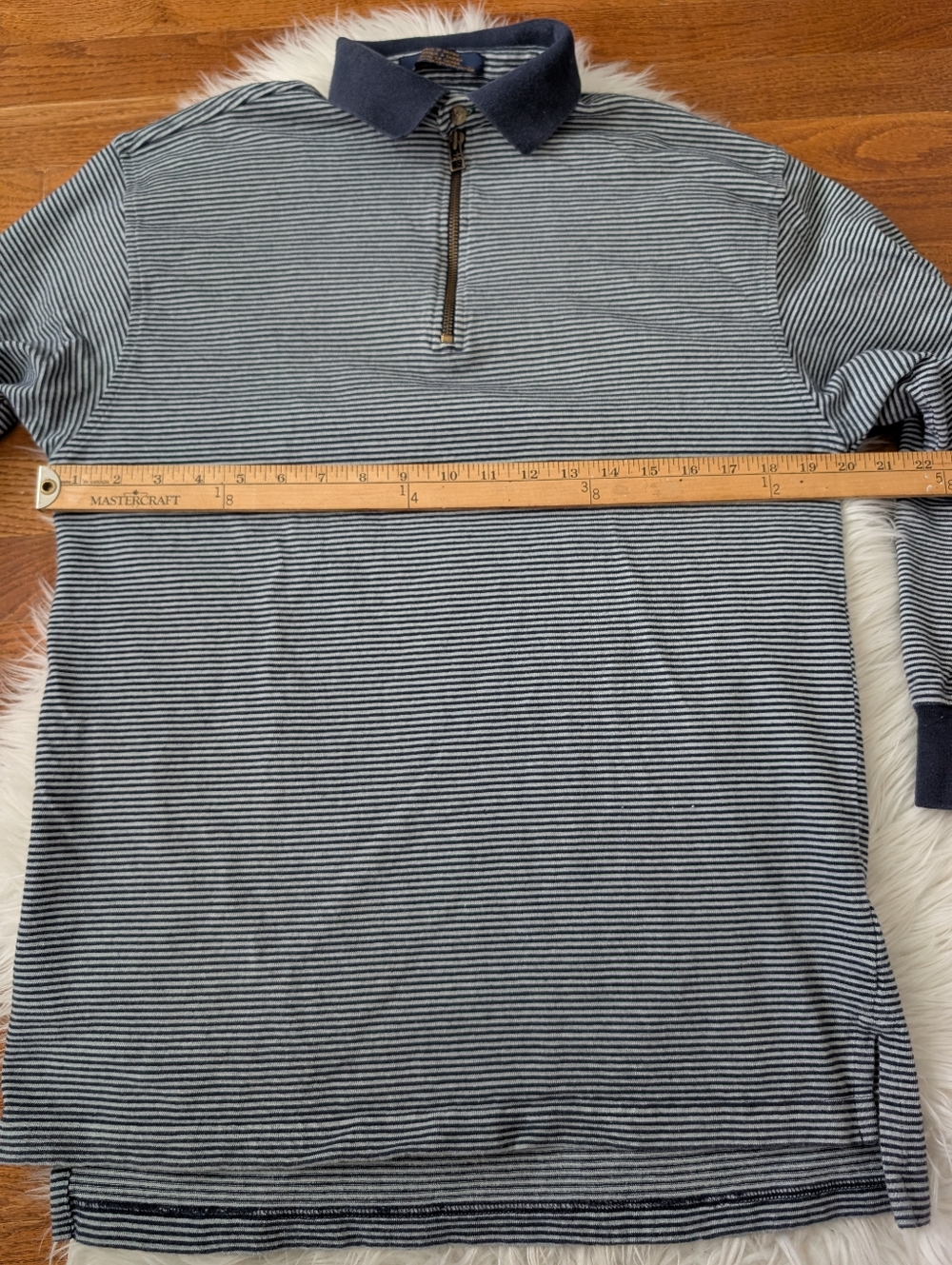 Tommy Hilfiger Golf Vintage Long Sleeve Striped Polo Shirt Small - Picture 7 of 8